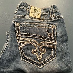 Mens Rock Revival Jeans